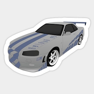 FF Skyline Sticker